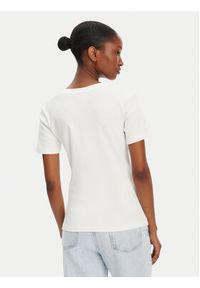 TOMMY HILFIGER - Tommy Hilfiger T-Shirt New Cody WW0WW40584 Écru Slim Fit. Materiał: bawełna
