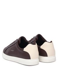 Calvin Klein Sneakersy Low Prof Cupsole Lth HM0HM02123 Bordowy. Kolor: czerwony. Materiał: skóra #6