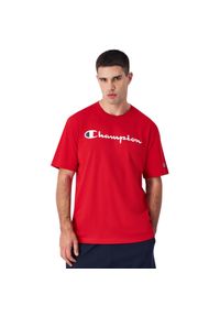 Koszulka męska Champion SS Tee. Kolor: czerwony