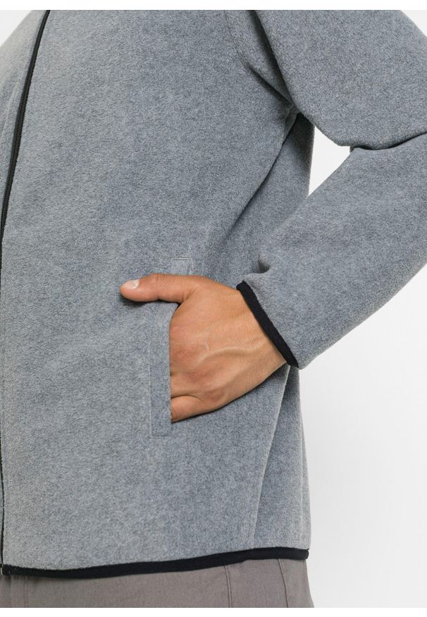 bonprix - Bluza rozpinana z polaru (2 szt.). Kolor: czarny. Materiał: polar