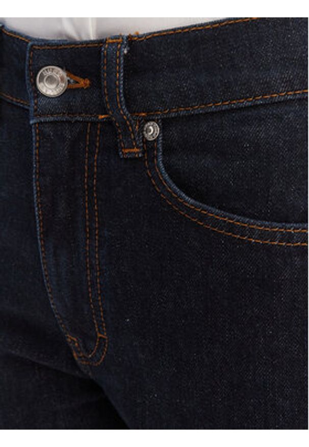 Hugo - HUGO Jeansy Geflare_3 50553195 Granatowy Flare Fit. Kolor: niebieski