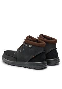 Hey dude - Hey Dude Trzewiki Bradley Boot Leather 40189-001 Czarny. Kolor: czarny. Materiał: nubuk, skóra #3