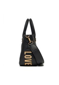 Love Moschino - LOVE MOSCHINO Torebka JC4101PP1ILT0000 Czarny. Kolor: czarny. Materiał: skórzane