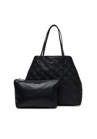 Guess Torebka Adelasia HWQL96 58240 Czarny. Kolor: czarny. Materiał: skórzane