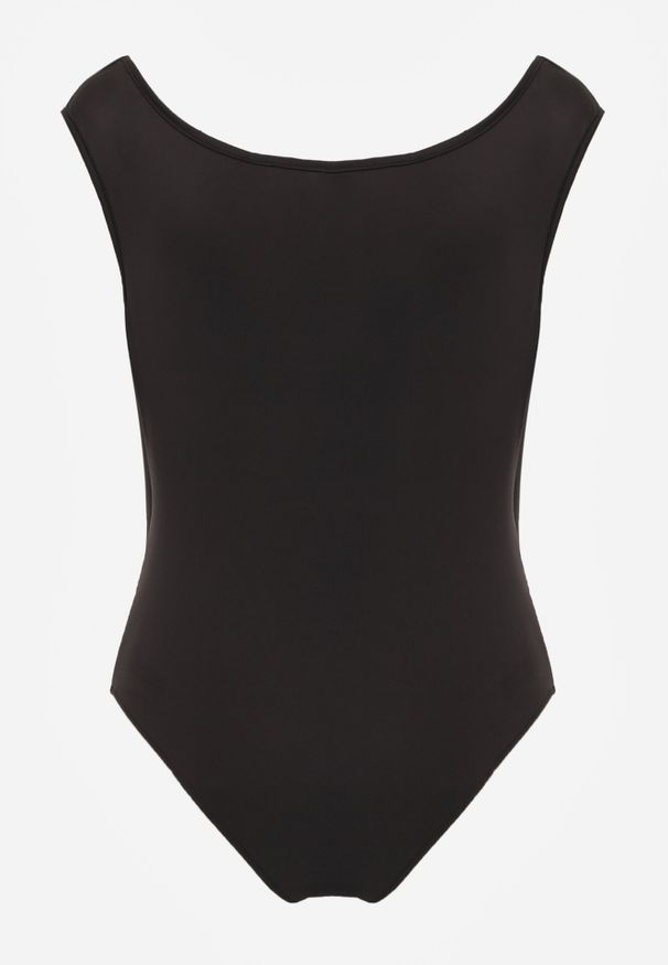 Born2be - Czarne Body Bez Rękawów z Kopertowym Dekoltem Neaniethra. Okazja: na co dzień. Typ kołnierza: dekolt w serek. Kolor: czarny. Materiał: jeans, materiał. Długość rękawa: bez rękawów. Styl: casual