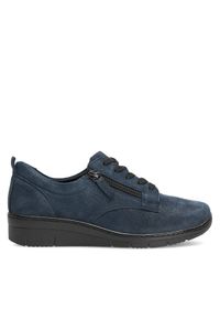 Go Soft Półbuty WI23-REBECA-21 Granatowy. Kolor: niebieski. Materiał: zamsz, skóra #1