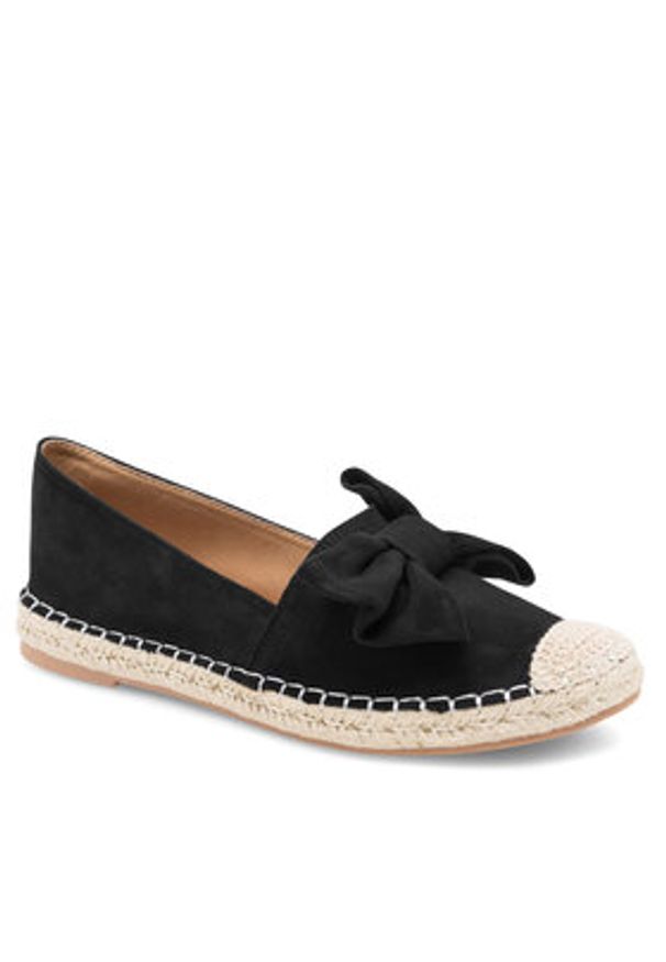 DeeZee Espadryle KL601-69 Czarny. Kolor: czarny. Materiał: materiał