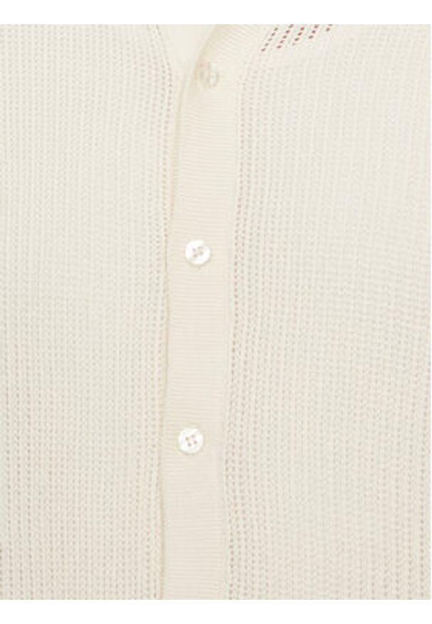 Marciano Guess Sweter 5GHR17 5861Z Beżowy Regular Fit. Kolor: beżowy. Materiał: bawełna, jedwab