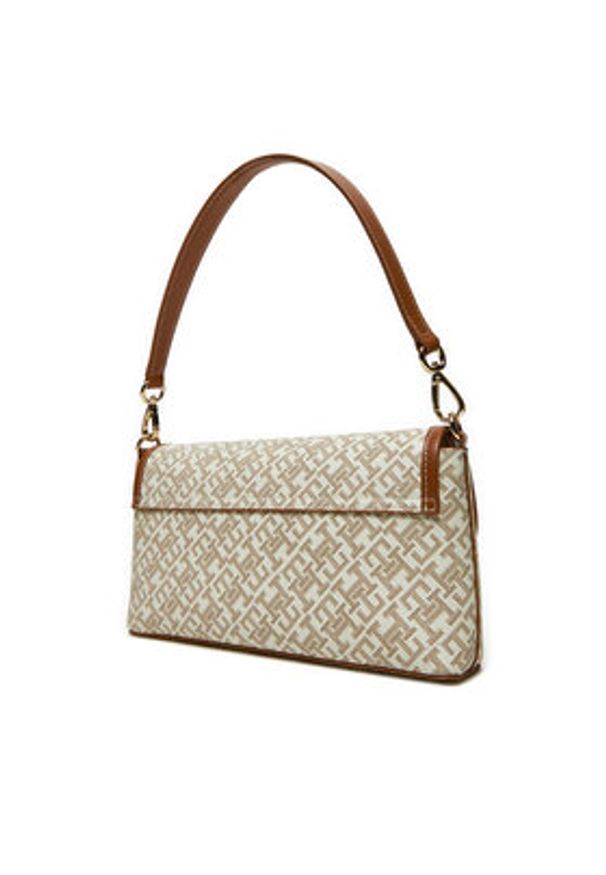 TOMMY HILFIGER - Tommy Hilfiger Torebka AW0AW17341 Beżowy. Kolor: beżowy. Materiał: skórzane