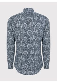 Pako Lorente - PAKO LORENTE – Męska czarna koszula we wzór paisley. Kolor: czarny. Materiał: bawełna. Wzór: paisley #2