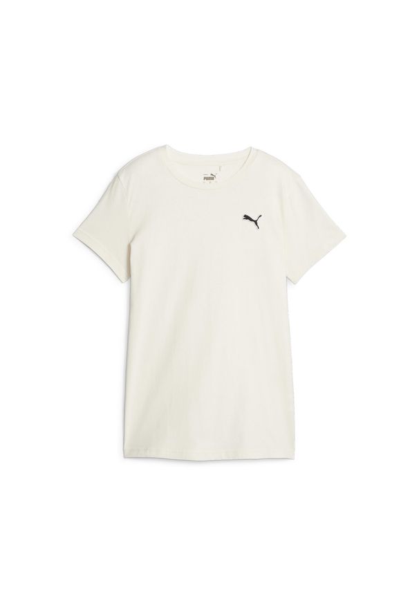 Puma - Damska koszulka Better Essentials PUMA No Color Mix. Kolor: biały, wielokolorowy. Materiał: bawełna. Sport: joga i pilates