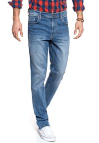 Mustang - SPODNIE MĘSKIE MUSTANG Washington DENIM BLUE 1009083 5000 411