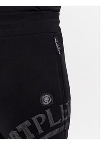 Plein Sport Spodnie dresowe SADC MJT2253 SJO001N Czarny Regular Fit. Kolor: czarny. Materiał: bawełna #4