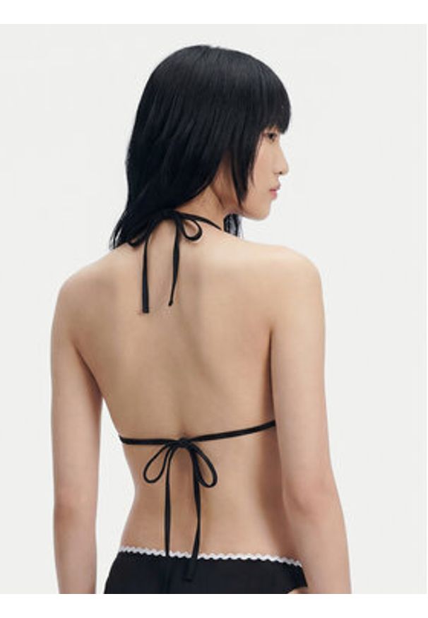 Karl Lagerfeld - KARL LAGERFELD Góra od bikini B1W46019 Czarny. Kolor: czarny. Materiał: syntetyk