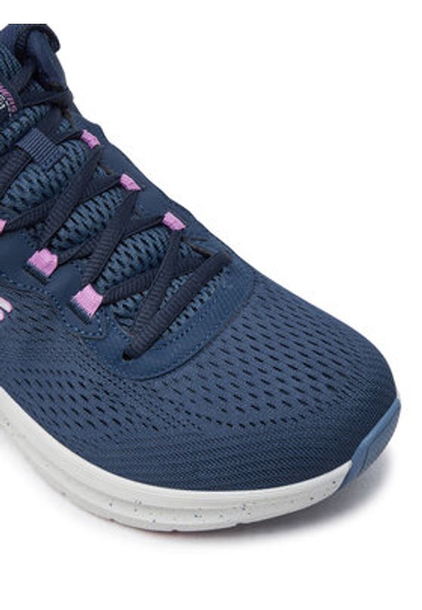 skechers - Skechers Sneakersy 150194/NVPR Granatowy. Kolor: niebieski. Materiał: materiał