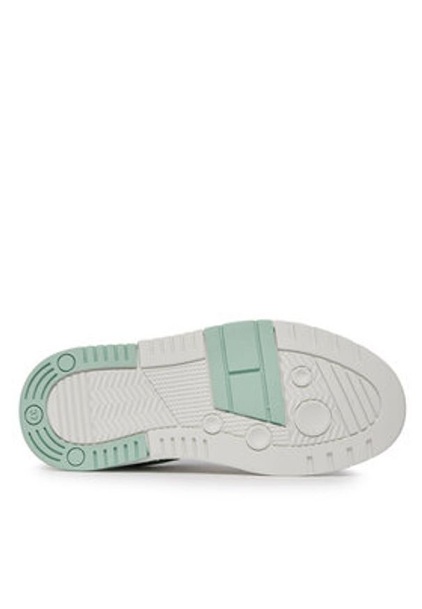 Tommy Jeans Sneakersy Tjw Skate Sneaker Ltr EN0EN02423 Zielony. Kolor: zielony. Materiał: skóra. Sport: skateboard