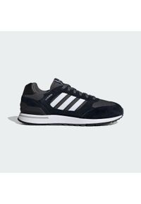 Adidas - Buty Run 80s. Kolor: czarny, biały, szary, wielokolorowy. Sport: bieganie