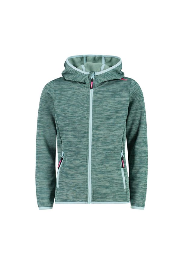 Bluza dziecięca turystyczna CMP 35H5425. Kolor: zielony. Sport: turystyka piesza