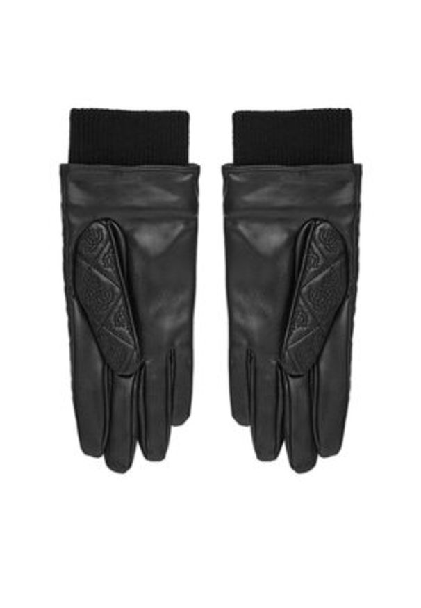 Guess Rękawiczki Damskie AW5402 POL02 Czarny. Kolor: czarny. Materiał: skóra