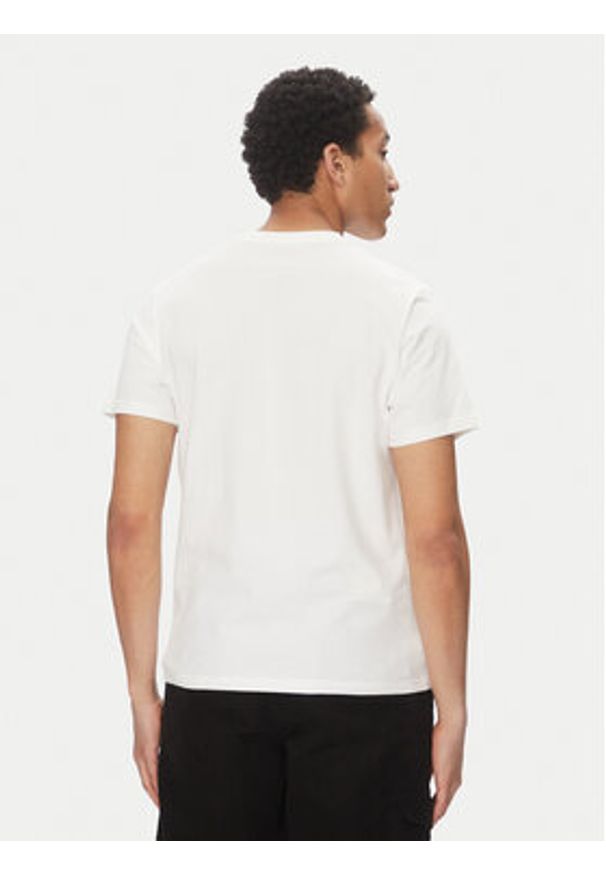 Helly Hansen T-Shirt Logo 54596 Biały Regular Fit. Kolor: biały. Materiał: bawełna