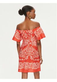 Gaudi Sukienka letnia 411FD15049 Pomarańczowy Regular Fit. Kolor: pomarańczowy. Materiał: bawełna. Sezon: lato #5