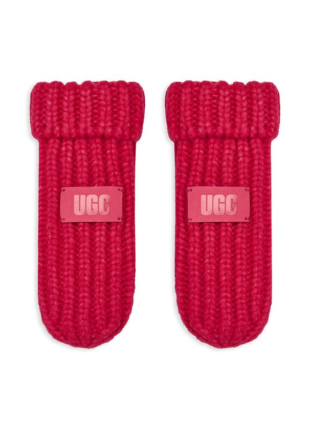 Rękawiczki dziecięce Ugg. Kolor: różowy
