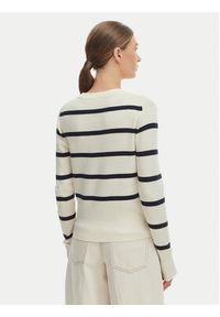 TOMMY HILFIGER - Tommy Hilfiger Kardigan WW0WW49617 Écru Regular Fit. Kolor: kremowy. Materiał: bawełna #2