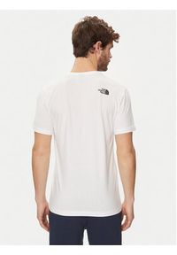 The North Face T-Shirt Never Stop NF0A87NS Biały Regular Fit. Kolor: biały. Materiał: bawełna #4