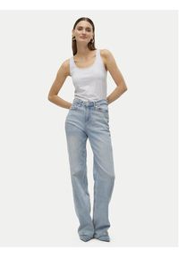 Vero Moda Top Lulu 10323756 Szary Regular Fit. Kolor: szary. Materiał: bawełna #5