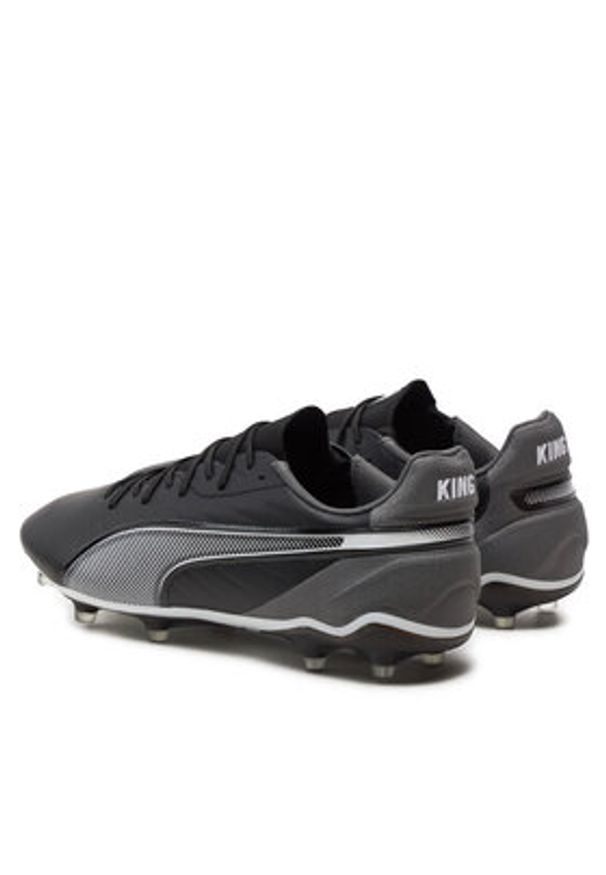 Puma Buty do piłki nożnej KING MATCH FG/AG 107863 01 Czarny. Kolor: czarny. Materiał: skóra
