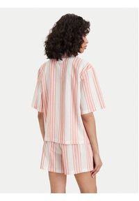 TOMMY HILFIGER - Tommy Hilfiger Piżama UW0UW06329 Kremowy Regular Fit. Kolor: kremowy. Materiał: bawełna #3