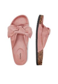 DeeZee Klapki E998-1 Różowy. Kolor: różowy. Materiał: materiał #7