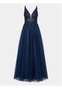 Swing Sukienka wieczorowa 5AD19900 Granatowy Regular Fit. Kolor: niebieski. Materiał: syntetyk. Styl: wizytowy #5