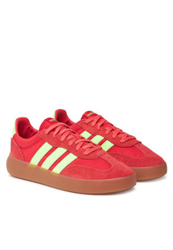 Adidas - adidas Sneakersy Barreda Decode JR3539 Czerwony. Kolor: czerwony. Materiał: zamsz, skóra