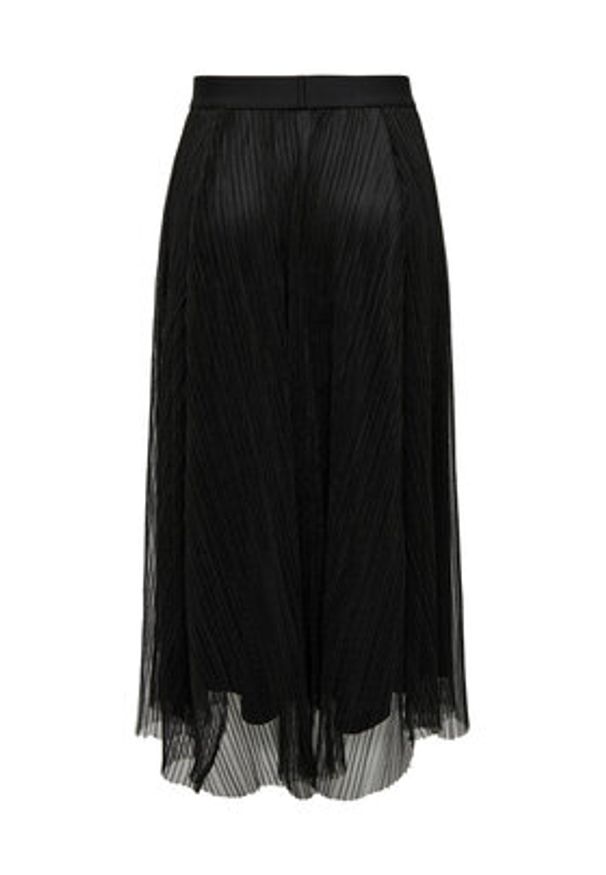 only - ONLY Spódnica midi 15214303 Czarny Regular Fit. Kolor: czarny. Materiał: syntetyk