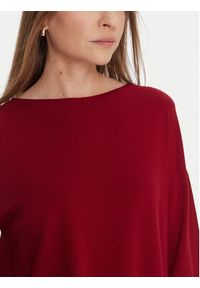 Kontatto Sweter 3M0801C Czerwony Regular Fit. Kolor: czerwony. Materiał: wiskoza #5