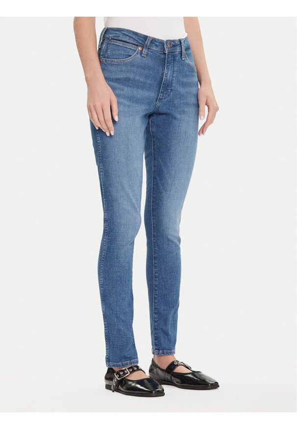Wrangler Jeansy Sienna 112362641 Niebieski Slim Fit. Kolor: niebieski