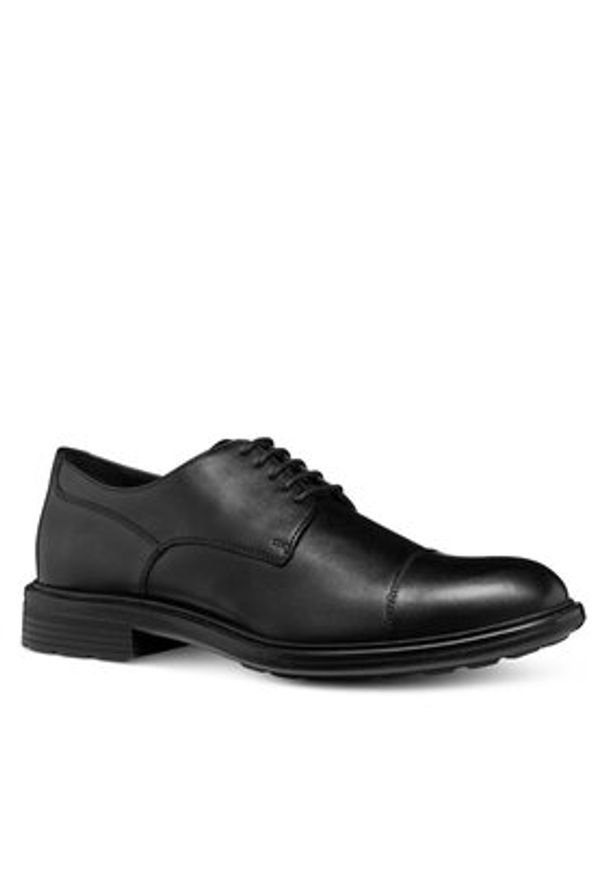 Geox Półbuty U Walk Pleasure U46CGF 00043 C9999 Czarny. Kolor: czarny. Materiał: skóra