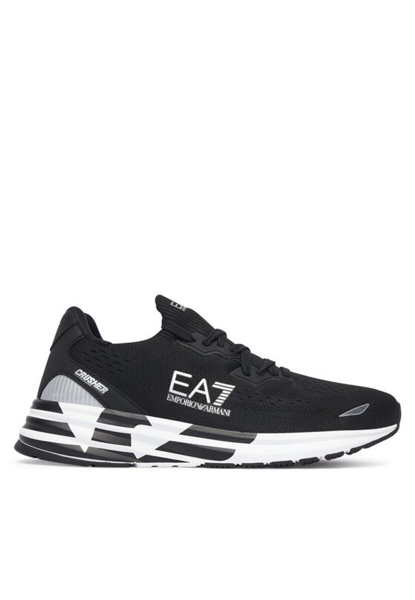 EA7 Emporio Armani Sneakersy 7X000652 AF18639 MC032 Czarny. Kolor: czarny. Materiał: materiał