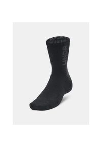 Skarpety treningowe Under Armour 3-Maker Mid Crew 3P. Kolor: czarny. Sport: fitness