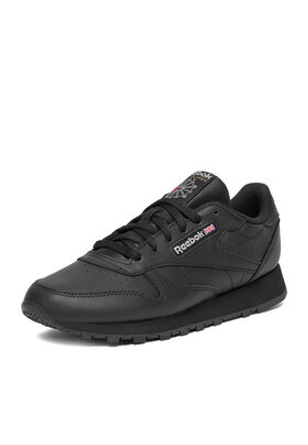 Reebok Sneakersy EO-CLASSIC LEATHER 100008497 Czarny. Kolor: czarny. Materiał: skóra. Model: Reebok Classic