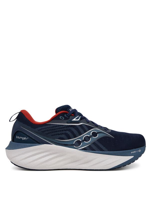 Saucony Buty do biegania Triumph_22_S20964 Granatowy. Kolor: niebieski. Materiał: materiał