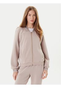Liu Jo Bluza TF5090 J4616 Beżowy Regular Fit. Kolor: beżowy. Materiał: syntetyk