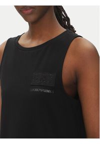 EA7 Emporio Armani Sukienka codzienna 7W000180 AF12484 UC001 Czarny Regular Fit. Okazja: na co dzień. Kolor: czarny. Materiał: bawełna. Typ sukienki: proste. Styl: casual #4