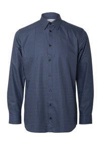 Selected Homme Koszula 16087706 Granatowy Slim Fit. Kolor: niebieski. Materiał: bawełna #1