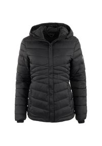 ALPINE PRO - Kurtka uniwersalna damska Alpine Pro Jadera. Typ kołnierza: kaptur. Kolor: czarny. Materiał: syntetyk. Sezon: zima. Sport: narciarstwo #1