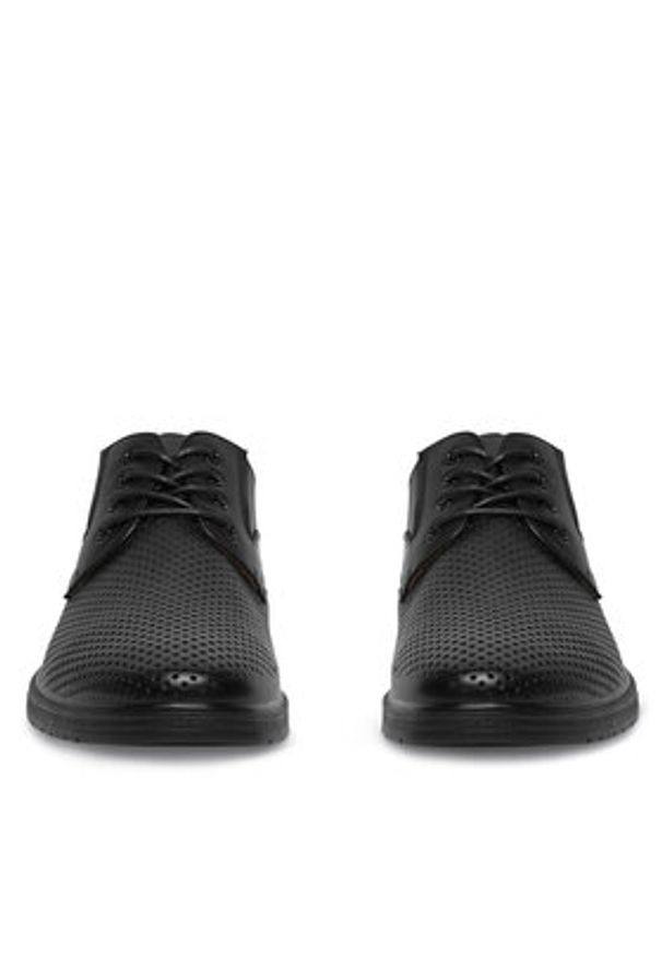 Sergio Bardi Półbuty MF1635-2 Czarny. Kolor: czarny. Materiał: skóra