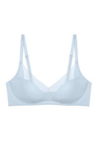 Triumph Biustonosz bezfiszbinowy Breathe & Lift Smart 10226333 Niebieski jasny. Kolor: niebieski. Materiał: syntetyk #4