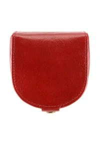 Wittchen - Damski portfel skórzany w kształcie podkowy czerwony. Kolor: czerwony. Materiał: skóra #3