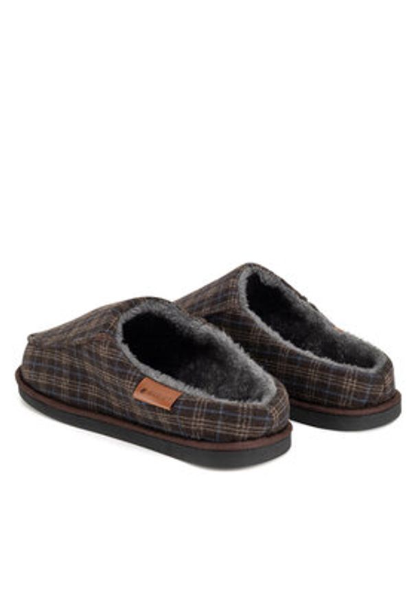 Beverly Hills Polo Club Kapcie P4194527 Brązowy. Kolor: brązowy. Materiał: materiał